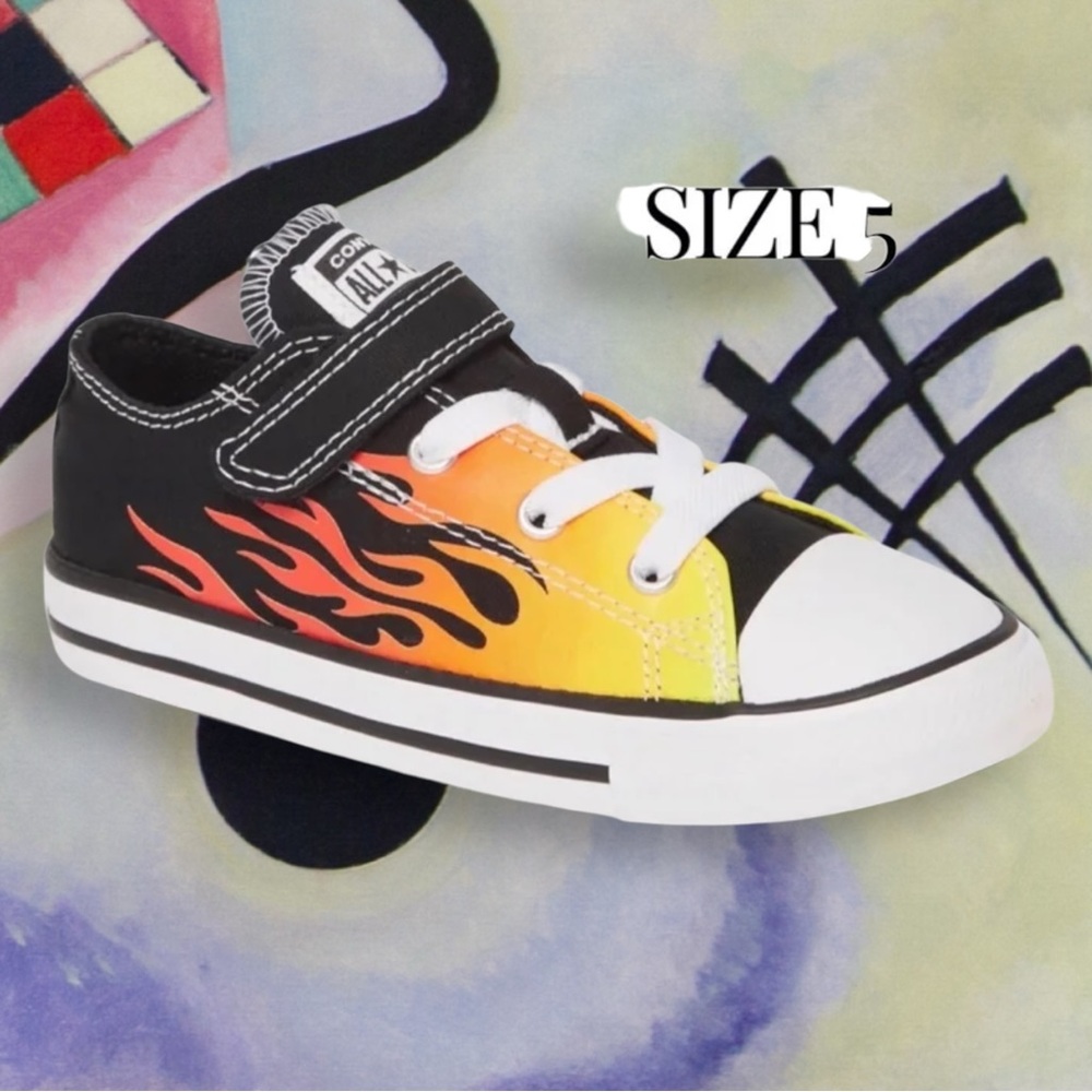 Converse Chuck Taylor All Star Flames Toddler Shoe Infant Size: 5